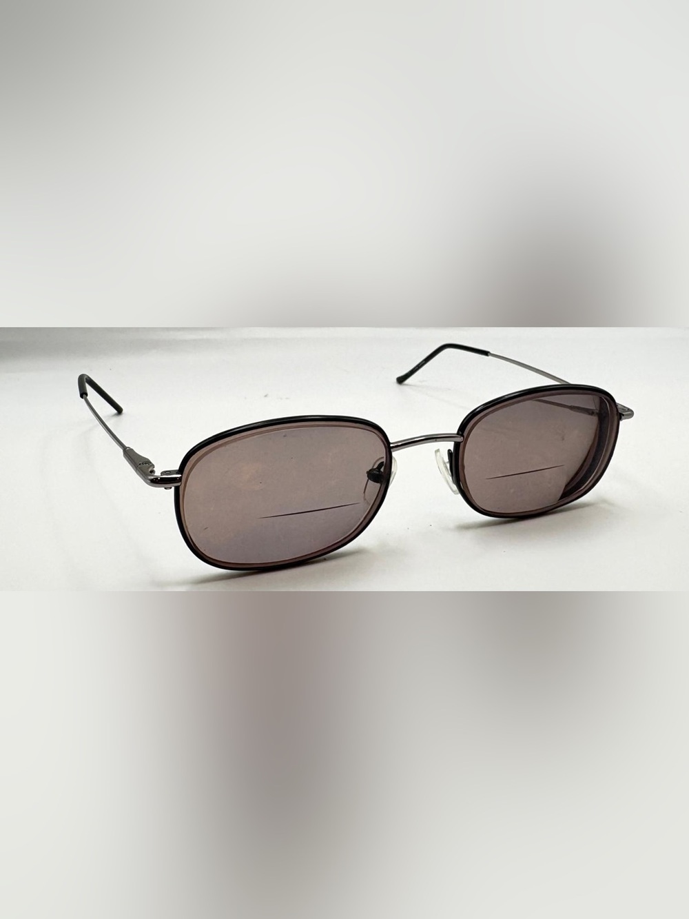 Capri Golden Black Gunmetal Oval Metal Sunglasses Frames Only